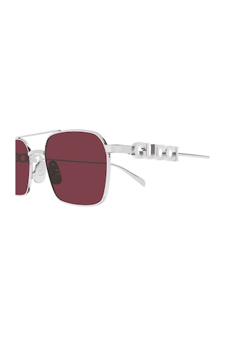 1804s 004 54 Gümüş Metal Köşeli Unisex Gümüş