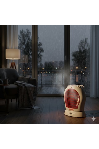 Gust 3 Kademeli Dönerli Turbo Fanlı Isıtıcı 2000 W