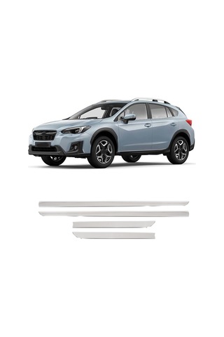 Subaru Xv Uyumlu 2017 Ve Üzeri Krom Yan Kapı Çıtası 4 Parça Paslanmaz Çelik