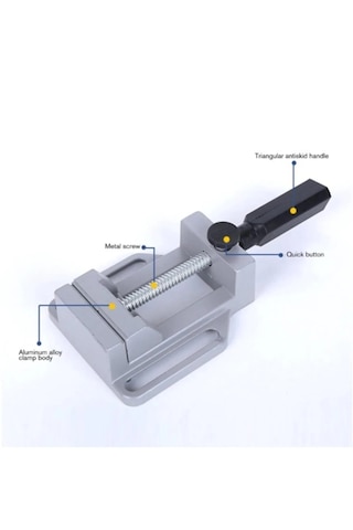 Kalıpcı Delme Zımparalama İçin Düz Çeneli Masa Tezgah Matkap Meng