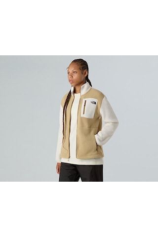 The North Face W Yumiori Full Zip Kadın Outdoor Polar Ceket Nf0a8e883cg1 Haki Haki