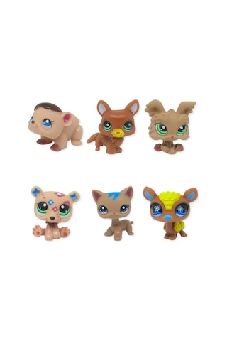 Pet Star Little 6'lı Sevimli Hayvanlar Figür Seti -2 Minişler