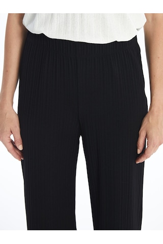 Lcw Kadın Beli Lastikli Düz Pantolon Antrasit