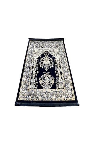 Seccade Dokuma Halı Seccade Püsküllü 80x125 Lacivert