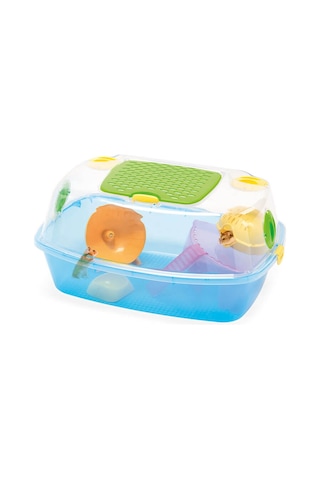 Imac - 454 - Yo-yo Plus Plastik Hamster Kafesi - Csmo-tex - Mavi 54x39x27cm