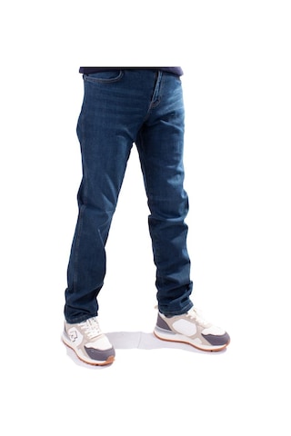 Twister Vegas 132-278 Mavi Yüksek Bel Rahat Paça Erkek Jeans Pantolon 001