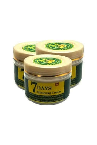 7 Days Slimming Cream 100 Ml Vücut Bakım Kremi Zencefil Muzicesi 3 Adet