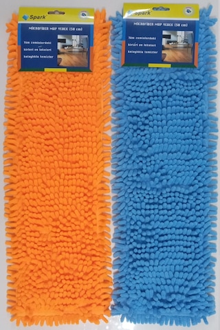 2 Adet Spark Makarna Mop Ucu Mikrofiber Paspas Yedeği 50 Cm 2 Adet Spark Makarna Mop Ucu Mikrofiber Paspas Yedeği 50 Cm