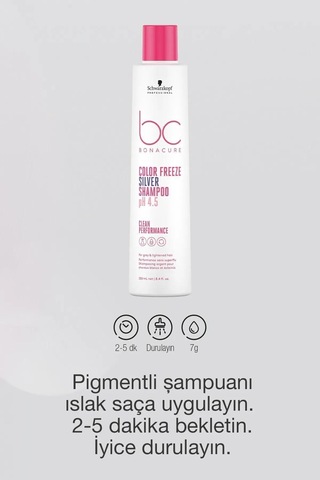 Color Freeze Sılver Shampoo - İstenmeyen Sıcak Alt Tonları Nötralize Etmeye Yardımcı Şampuan 250 Ml