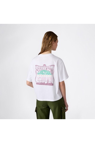 Champion Relaxed Fit Kadın Beyaz T-shirt 118389 2800324