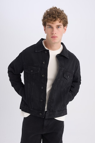 Defacto %100 Pamuk Regular Fit Jean Ceket E0962ax25spnm40 Siyah-nm40