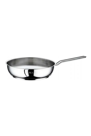 Oms Çelik Tava 26x6 Cm Cam Kapaklı