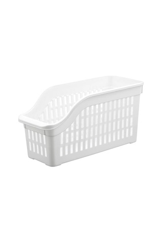 6 Lı Buzdolabı Organizeri Düzenleyici Çok Amaçlı Dolap Düzenleyici Beyaz 12x30x14 Cm-dny0008-6