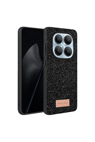 Onegif Xiaomi Redmi Note 15 Pro 5g Bright Simli Kapak - Siyah - 100 Çok Renkli