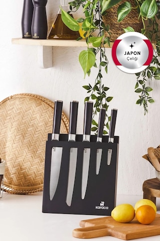 Karaca  Samuray Hercules Japon Çeliği 6 Parça Bıçak Seti
