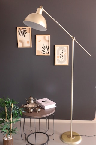 Ventola Sarı Lambader Hareketli-mafsallı Başlık Ve Gövde Mode... Sarı