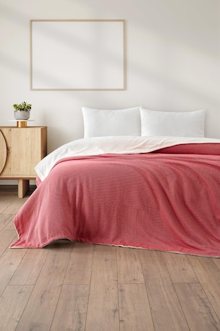 Likya Wellsoft Battaniye - Kırmızı 195x220 Ölçü / Ebat