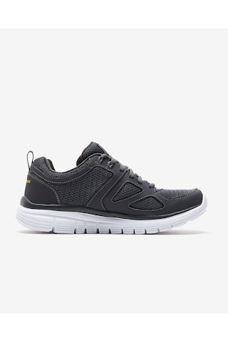 Skechers Lite - Weight Qtr Overlay W/Two Erkek Gri Spor Ayakkabı 52635 Char