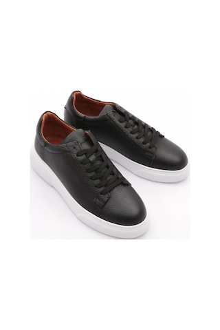 Dgn Leo Erkek Sneakers Ayakkabi Siyah Floater Beyaz