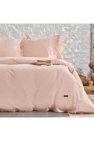 Yataş Bedding Plain Tek Kişilik Ranforce Nevresim Takımı- Blush