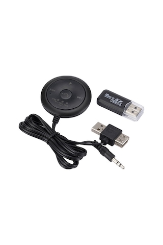 Sones Eller Serbest Fm Araç Bluetooth Alıcısı Aux Merkezi Konsol Mp3 Çalar