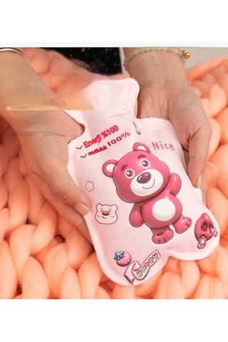 Sıcak Su Şişesi Mını Boy Karikatür Ayı