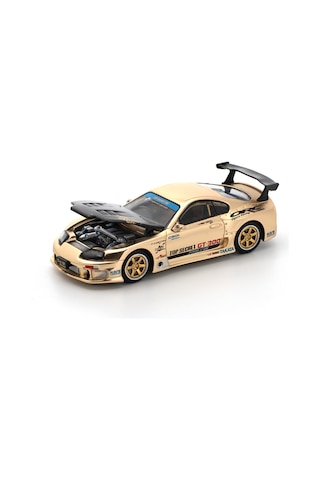 Pop Race 1/64 Top Secret Toyota Gt300 Supra - Karbon Kaput / Pr640277