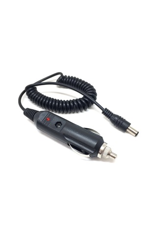 Trobus Oto Çakmak Fişi Spiral Kablolu Sigortalı 5.5x2.5 Mm Uçlu 2 A 1,3 M