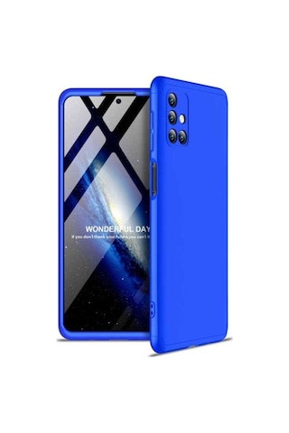 Galaxy M31s Kılıf Zore Ays Kapak Mavi