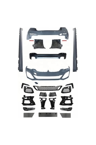 Bmw g30 lci m sport body kit tampon seti çin 2021+