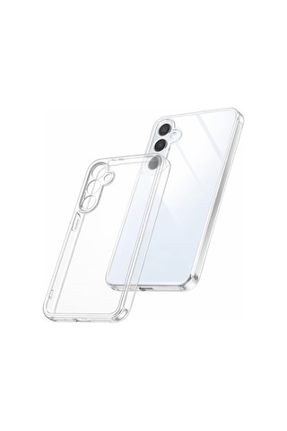 Samsung Uyumlu Galaxy S24 Fe Kılıf Şeffaf Kamera Korumalı 3d