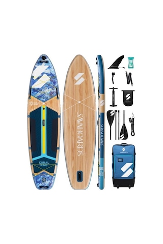 Coral King Premium Şişme Paddle Board Sup Seti 351x89x15 Cm