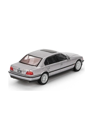 Mını Gt 1:64 Bmw 750il Aspen Silver Metallic Blister Paket Diecast Model Araba Mgt00792-bl Gri