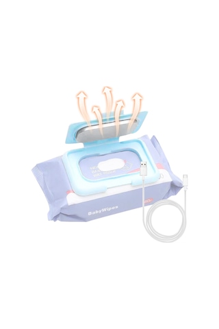 Hangfox Bebek Mendil Isıtıcı Usb 5v Sabit Sıcaklık Tutucu Mavi/ Pembe/ Beyaz Seçenekli Abs Malzeme Mavi