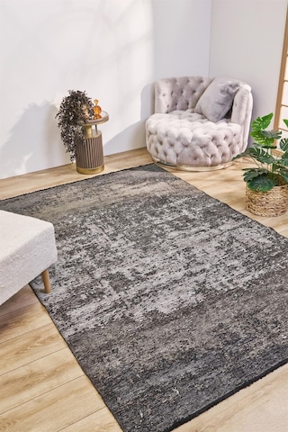 Apex Halı Hare Unique 1411 Gri Makine Halıları