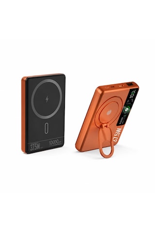 Mt4570 10.000 Mah 3in1 37.5w Manyetik Magsafe Pd Şarj Powerbank 60/grı Turuncu