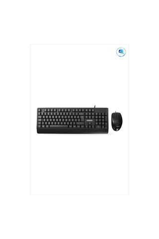 Klavye Mouse Set Usb Kablolu Q Düzen Dpı Optik Sensörlü Ev Ofis T