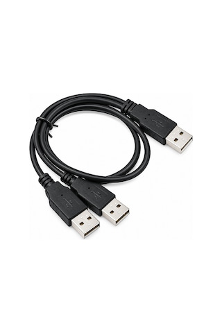 Harici Disk Hdd Harddisk Usb Y Kablo 3 Uçlu Veri Bağlantı