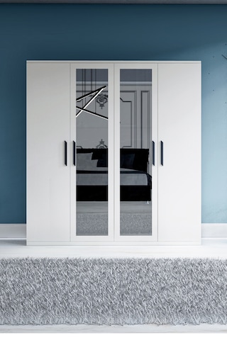 Metalia Gm 051 4 Kapaklı Aynalı Gardrop