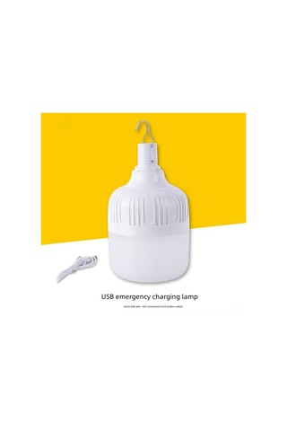 Kosona 60w 5v Usb Şarj Edilebilir Led Acil Işık - Dış Mekan Kampı İçin Kablosuz Enerji Tasarruflu Aydınlatma 5.5x10cm Beyaz