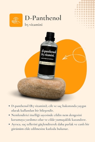 D-panthenol B5 Vitamini 100 Ml - Saç Ve Cilt Bakım Vitamini