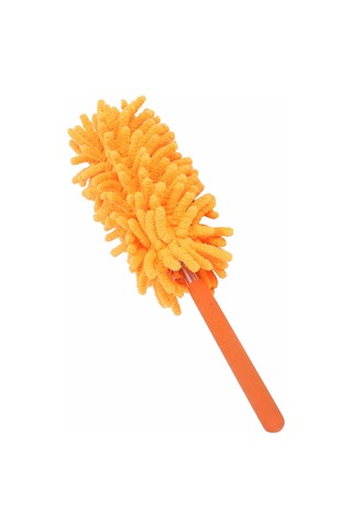 Dofolink Turuncu 72cm Çekilebilir Süpürge, Paslanmaz Çelik Saplı, Yenilebilir Chenille Mikrofiber, Zirve-duvara Temizlik, Kolay Yıkanabilir Diğer