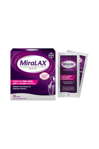 Miralax Oral Solüsyon Hazırlamak İçin Toz Laksatif Makrogol 3350