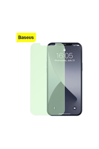 Baseus Apple Uyumlu iPhone 12 Mini 0.15Mm Full Tempered Cam Ekran Koruyucu 2S Şeffaf