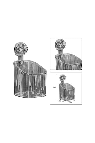 Pazly Yatak Suntek Rafı Magideal Gri-küçük Duş Çıkarılabilir Caddy Aj Çok Renkli