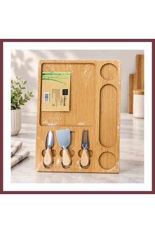 Storeşahin Bambu Peynir Sunum Seti Shn0720