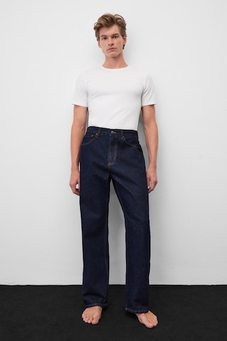 Grımelange Grimelange Ryder Erkek Loose Fit Koyu Lacivert Jeans