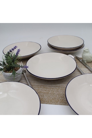 Royal 20 Cm Seramik Yemek Tabağı 6 Adet