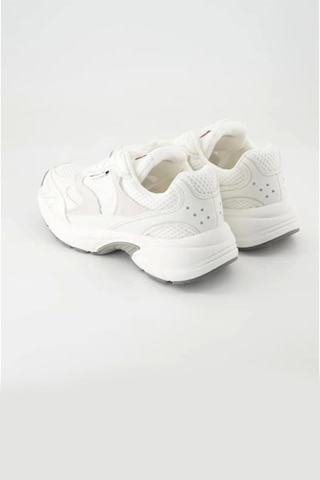 Tommy Hilfiger Tommy Jeans Kadın Bej Mesh Panel Sneaker Bej