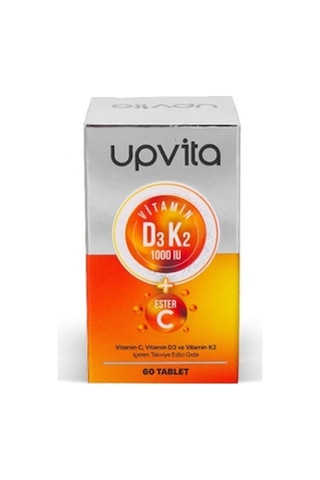 Upvita D3 K2 C Vitamini 60 Tablet